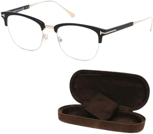 Brand: Tom Ford Tom Ford FT5590-F-B Square Shape Eyeglass Frame + Bundle With eSHADES Eyewear Cleaning Kit